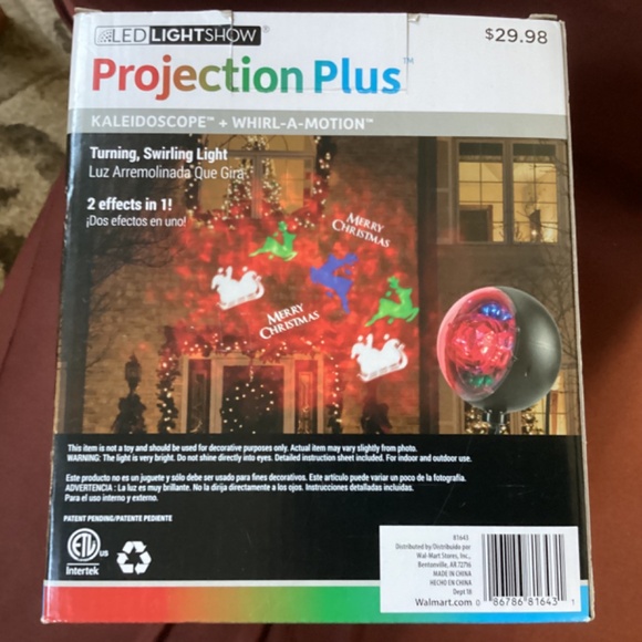 LED Light Show Projection Plus Kaleidoscope + Whirl-A-Motion - Picture 8 of 11